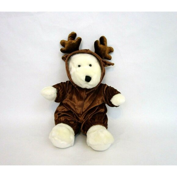 Dan Dee 14" Teddy Bear Reindeer Outfit Buttery Soft Dress Me Different Everyday - Picture 1 of 12